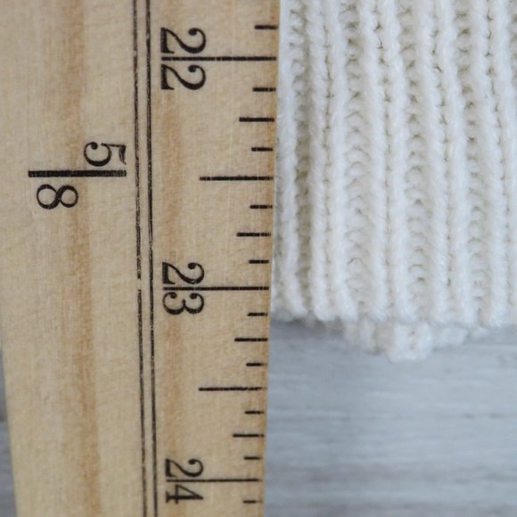 Emotions* Women's Long Sleeve V-Neck Straight Hem Ribbed‎ Sweater~ Size Large - Picture 7 of 8